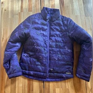 Kerrits Youth sized Medium Purple Reversible Jacket